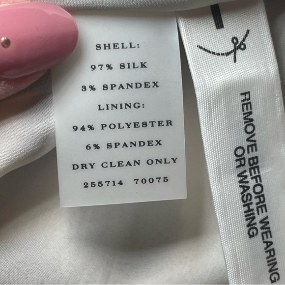 Ann Taylor 97% Silk Watercolor Animal Print Sleeveless Sheath Dress Size 10 - Picture 6 of 9